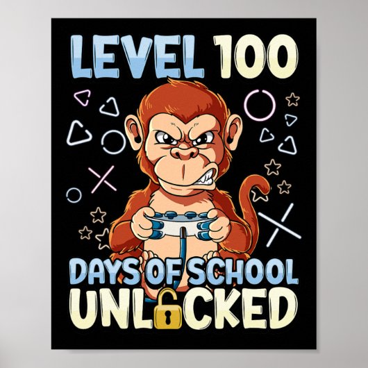 Poster 100 Jours D'École Déverrouillés 2 (Devant)