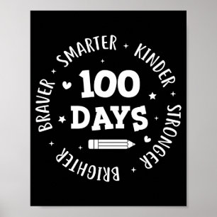 Poster 100 Jours D'école Enseignant 100ème Jour D'école S