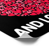 Poster 100 Jours D'École Et D'Aimer Il Enseignant Garçons (Coin)