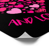 Poster 100 Jours D'École Et Toujours Aimer Il Mignonne (Coin)