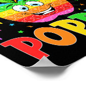 Poster 100 Jours D'École Et Toujours Poppin 100E Jour Pop (Coin)