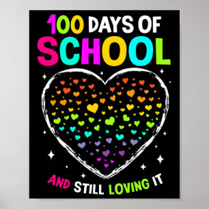 Poster 100 Jours D'École Fêtent Le 100E Jour De L'École B