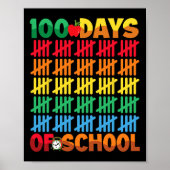 Poster 100 Jours D'École Joyeux 100E Jour D'Enseignement (Devant)