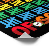 Poster 100 Jours D'École Joyeux 100E Jour D'Enseignement (Coin)