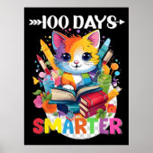 Poster 100 Jours d'école mignonne Chat Kitten Filles Enfa (Devant)