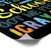 Poster 100 Jours D'École M'Ont Fait Sentir Cray Cray Fun (Coin)