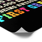 Poster 100 Jours D'École Première Année 100 Jour (Coin)