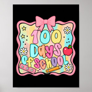 Poster 100 jours d'école Préparatoire 100e jour d'école E