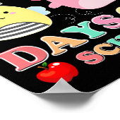 Poster 100 Jours D'École Squish Soft Toy Enfants Enseigna (Coin)