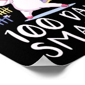 Poster 100 Jours D'École Unicorne (Coin)