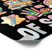 Poster 100 Jours D'Enseignant Enfants 100E Jour De (Coin)