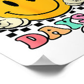 Poster 100 Jours D'Enseignant Enfants 100E Jour D'École (Coin)