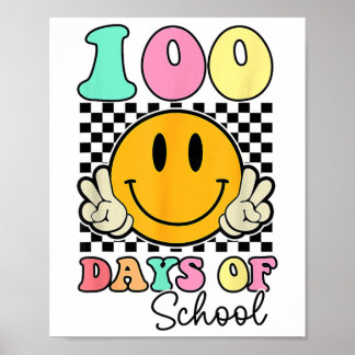 Poster 100 Jours D'Enseignant Enfants 100E Jour D'École