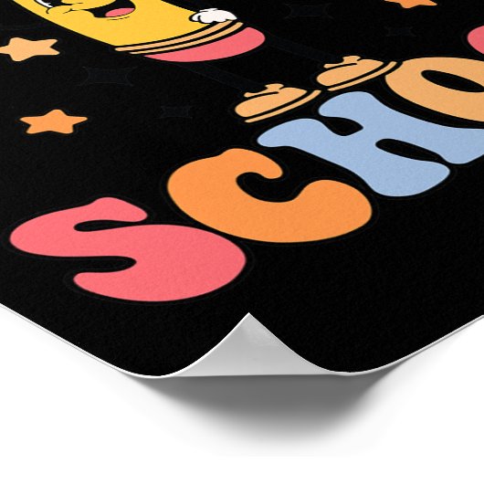 Poster 100 Jours D'Enseignants Étudiants 100e Jour Sch (Coin)