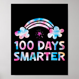 Poster 100 Jours Enfants Smarter Garçons Filles 100e Jour