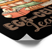 Poster 100 jours enseignant Egg-stra plus intelligent Enf (Coin)
