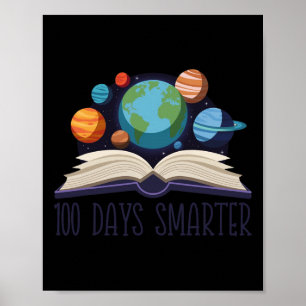 Poster 100 Jours Enseignant Smarter 100e Jour D'Enfants S