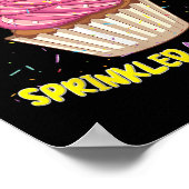 Poster 100 Jours Fun Pink Cupcake 100E Jour De S (Coin)
