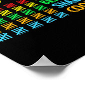 Poster 100 jours plus brillant plus intelligent aiguiseur (Coin)