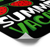 Poster 100 Jours Plus Près De L'Enseignant De Vacances D' (Coin)