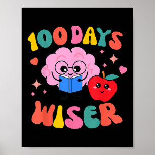 Poster 100 Jours Plus Sage Retro Super 100 Jours De Thé S