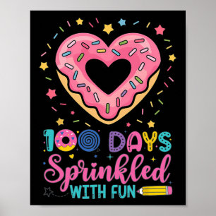 Poster 100 Jours Saupoudrés De Cupcake Fun 100E Jour De S