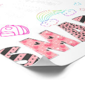 Poster 100 Jours Smarter 100E Jour De L'École Valentines (Coin)