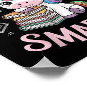 Poster 100 Jours Smarter Happy 100ème Jour De L'École Uni (Coin)