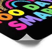 Poster 100 Jours Smarter Joyeux 100E Jour De L'École Arc- (Coin)