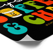 Poster 100 Jours super De Café Et Chaos Enseignant 100 Da (Coin)