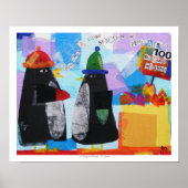 Poster 100 Mittens de pingouins (Devant)