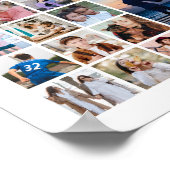 Poster 100 Photo Collage Custom Pictures 100th Birthday (Coin)