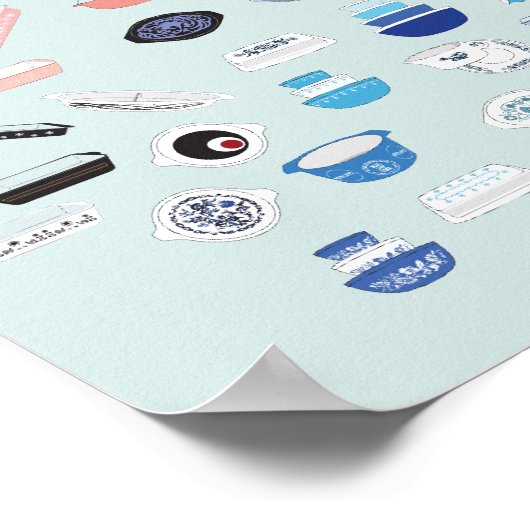 Poster 100 pièces de Pyrex - Monnaie (Coin)