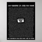 Poster 100 raisons d'aimer FOE Radio (Devant)