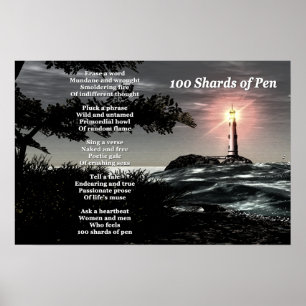 Poster 100 Shards De Stylo