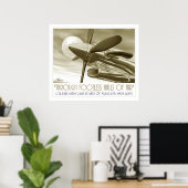 Poster 100e anniversaire de vol (Bureau à domicile)