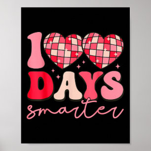 Poster 100e Jour De L'École 100 Jours Coeur Plus Intellig