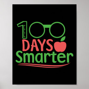 Poster 100e Jour De L'École 100 Jours Plus Intelligent