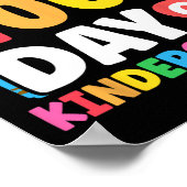 Poster 100E Jour De Maternelle Enfants 100 Jours D'École (Coin)