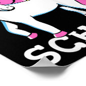 Poster 100E Jour D'École Filles Joyeuses 100 Jours D'Écol (Coin)