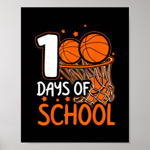 Poster 100e jour d'école squelette enfants 100 jours d'éc