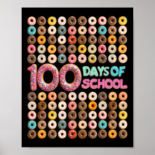 Poster 100ème Jour De L'École Enseignant Enfants 100 Jour