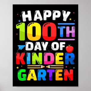 Poster 100ème Jour De Maternelle 100 Jours Pour Enseignan