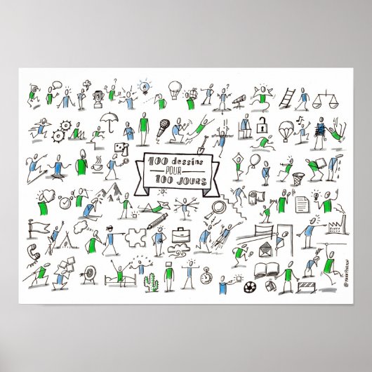 Poster 100Pictos (Devant)
