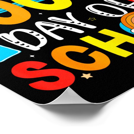 Poster 100th Day Of School Teachers Students 100 Days Of (Coin)