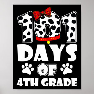Poster 101 Jours École 4e année Chien 100 Jours Smarter S