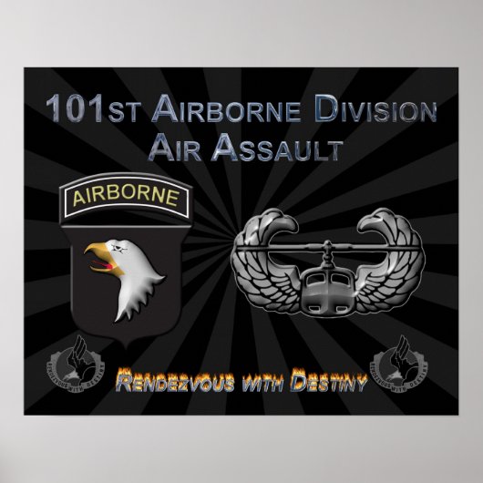 Poster 101e division aéroportée (Devant)