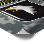 Poster 101e Division aéroportée Irak Vétéran de combat (Coin)