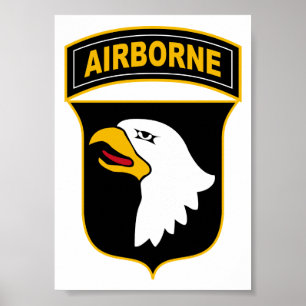 Poster 101e division aéroportée Vétéran militaire