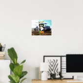 Poster 101e division aéroportée Viêt Nam Vétéran v2 (Bureau à domicile)